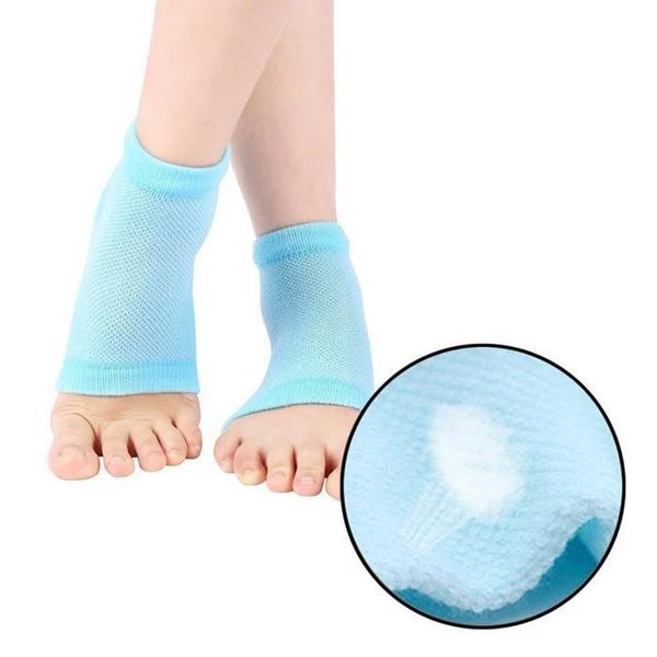 Comfortable gel heel socks for pain relief. Comfortable gel heel socks for pain relief.